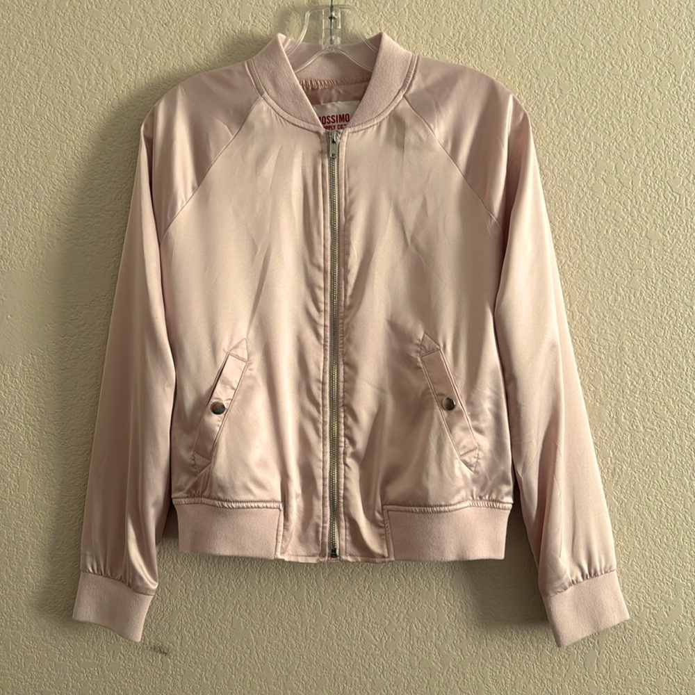 Satin Bomber Jacket